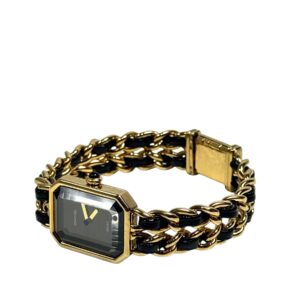 Chanel, Montre Première Taille L Métal doré
