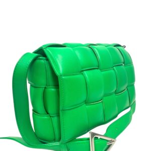 Bottega Veneta Sac « Cassette » en cuir entrelacé vert