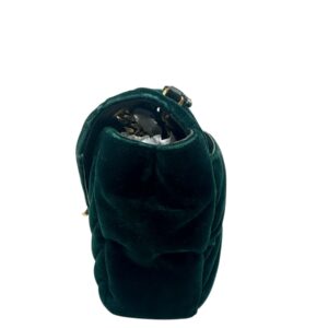 Saint Laurent Sac « Collège » en velours vert
