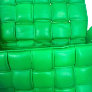 Bottega Veneta Sac « Cassette » en cuir entrelacé vert