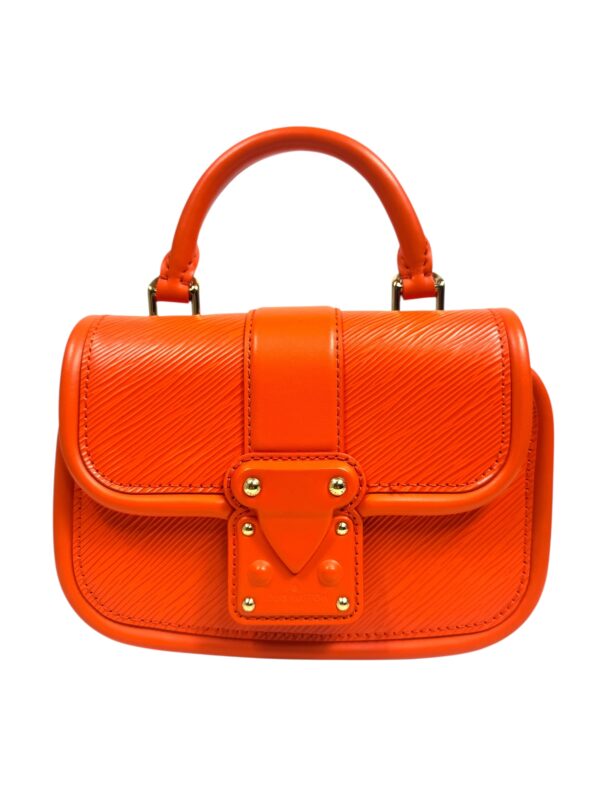 Louis Vuitton année 2023 Sac « Hide and Seek » en cuir épi orange Minnesota