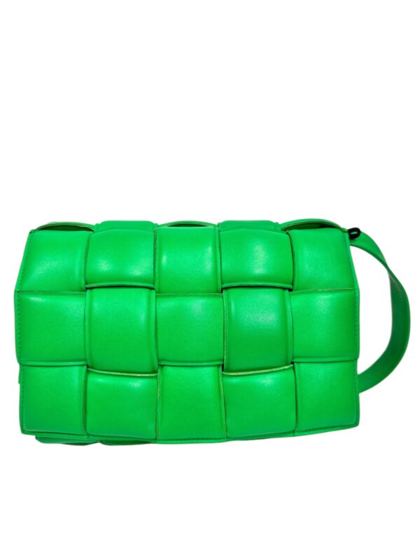 Bottega Veneta Sac « Cassette » en cuir entrelacé vert