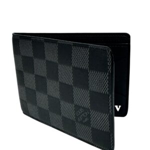 Louis Vuitton, porte cartes cuir damier infini