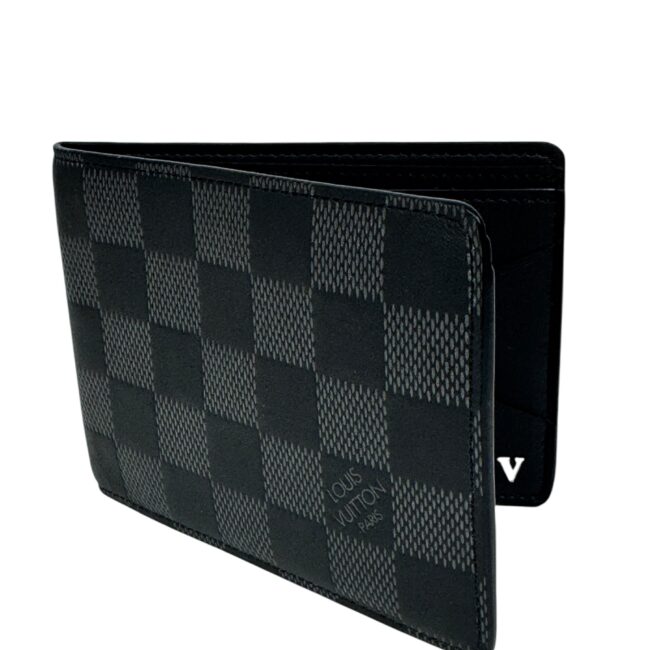 Louis Vuitton, porte cartes cuir damier infini