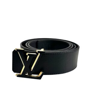 Louis Vuitton, ceinture en cuir noir