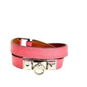 Hermes, Bracelet "Médor" rose, gold