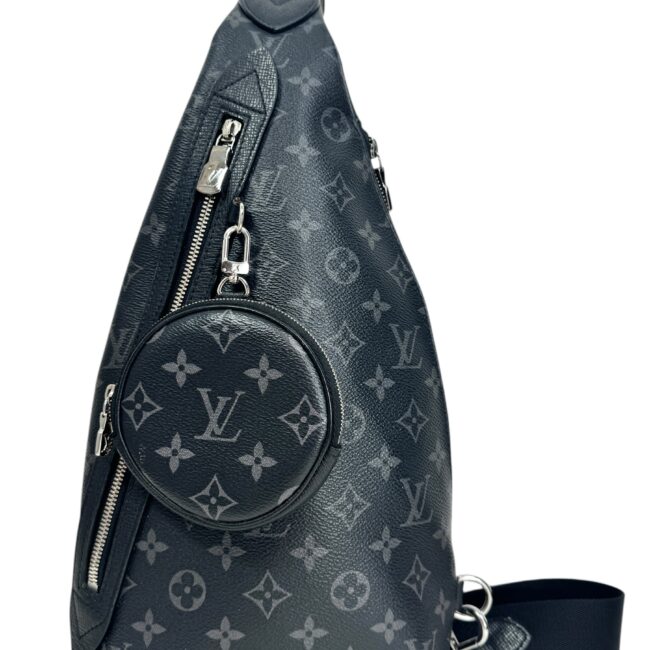 Louis Vuitton année 2024 Sac « Sling Duo » en toile Monogram éclipse