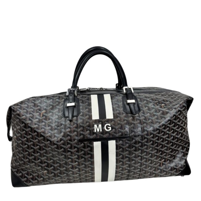 Goyard, sac Boeing en goyardine noir