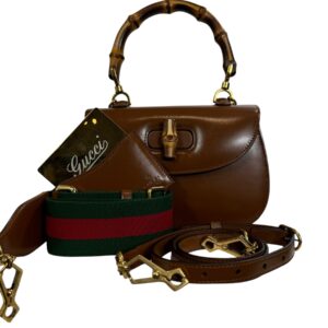 Gucci, sac Bamboo marron