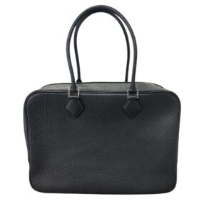 Hermès Paris made in France année 2003 Sac « Plume » en cuir fjord noir