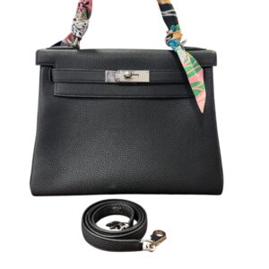 Hermès, Sac "Kelly Retourné" 28 noir