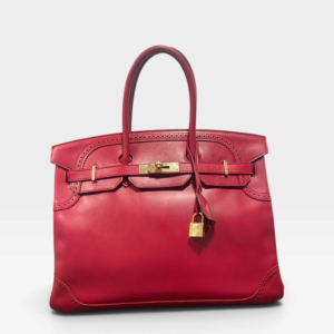 Hermès, Birkin 35 Ghillies, rubis
